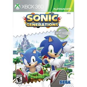 Sega Sonic Generations Platinum Hits Xbox 360 Excellent Used Condition
